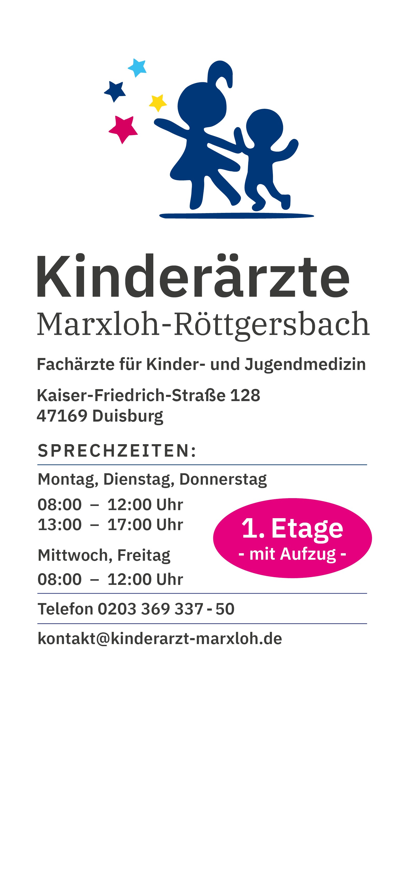 Kinderärzte Marxloh-Röttgersbach Kontaktkarte